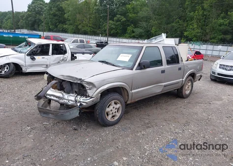 2002 Chevrolet S-10 Ls z USA, uszkodzony, nr VIN 1GCDT13W82K221769